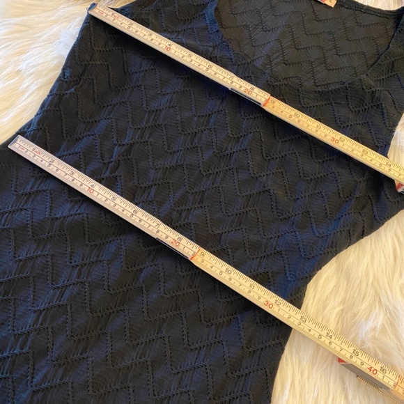 Sexy Mini Black Dress by Body Central (B1021) - Picture 8 of 9